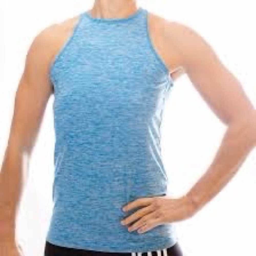 Born Primitive Blue Heather Racerback Tank Top